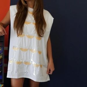 Queen of Sparkles Champagne Tower Dress